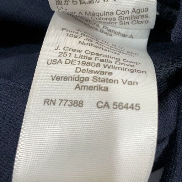 NWT J. Crew Blue Wide Leg Ultra High Rise Pleated Trouser Pants Size 16 - Picture 11 of 12